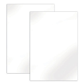 Белый картон, А4, 100 листов, 290 г/м2, для подшивки документов, BRAUBERG, 210х297 мм, 124877
