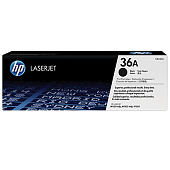 Картридж лазерный HP (CB436A) LaserJet P1505/M1120/M1522, №36А, оригинальный, ресурс 2000 стр.