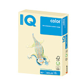 Бумага IQ (АйКью) color, А3, 80 г/м2, 500 л., пастель ванильная, BE66