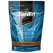 Кофе растворимый JARDIN "Colombia medellin", сублимированный, 150 г, вакуумная упаковка