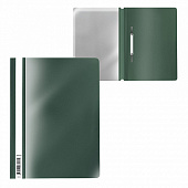 Скоросшиватель пластиковый ERICH KRAUSE "Fizzy Classic", A4, зеленая, до 130 листов, 0.14 мм, 50005