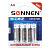 Батарейки SONNEN, AA (LR6), комплект 4 шт., АЛКАЛИНОВЫЕ, в блистере, 1,5 В, 451085
