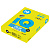 Бумага IQ (АйКью) color, А4, 80 г/м2, 500 л., неон желтая, NEOGB