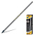 Карандаш чернографитный BIC, 1 шт., "Evolution Black", HB, пластиковый, без резинки, корпус серебристый, заточенный, 896017