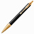 Ручка шариковая PARKER "IM Premium Black GT", черный анодированный алюминий с гравировкой, позолота, синяя, 1931667