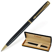 Ручка шариковая GALANT "Arrow Gold Blue", подарочная, корпус темно-синий, золотистые детали, узел 0,7 мм, синяя, 140653